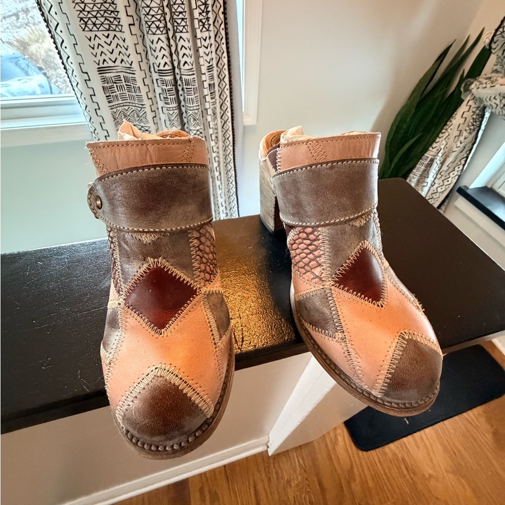 Freebird by Steven Multicolor Patchwork Mules - Picture 7 of 8